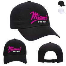 Load image into Gallery viewer, SPECIAL BUY - Dad Hat w/ Custom 1 or 2 color logo (12pc Minimum)