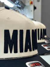 Load image into Gallery viewer, Miami Two-Tone 3D Puff Simulated Chain Stitch Baseball Style Snapback
